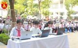 Giáo viên, học sinh hào hứng tham gia cuộc thi 